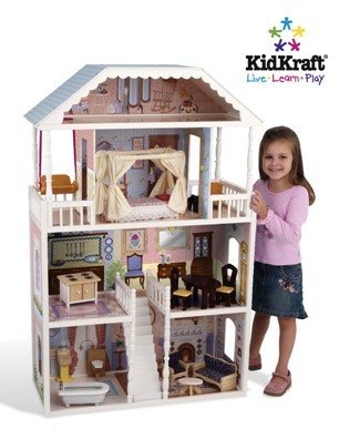 KidKraft Savannah Wooden Dollhouse with Furniture