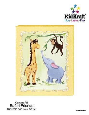 KidKraft Safari Friends Canvas Art Painting