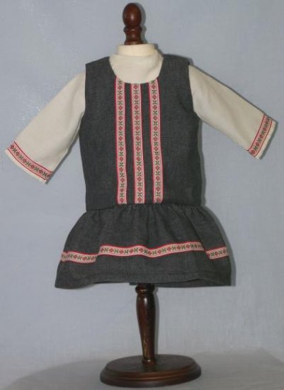 Black Denim Jumper for A Life of Faith or American Girl Dolls