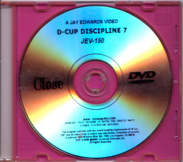 Closeup Concepts Jay Edwards JEV-150 D-CUP DISCIPLINE #7 DVD