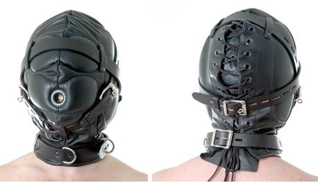 Strict Leather Sensory Deprivation Leather Hood