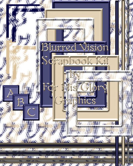 Blurred Vision - Deluxe Scrap Kit