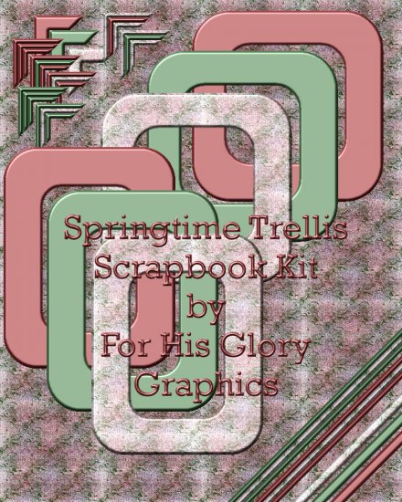 Springtime Trellis - Scrap Kit