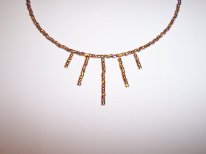 Memory Wire Necklace and earring set