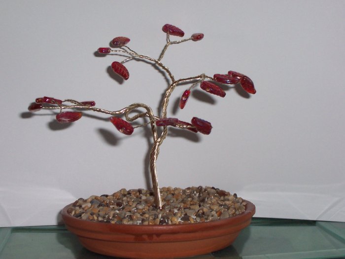 Silver & Red Tree
