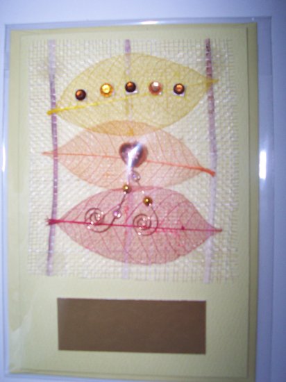 Yellow Gem greeting card
