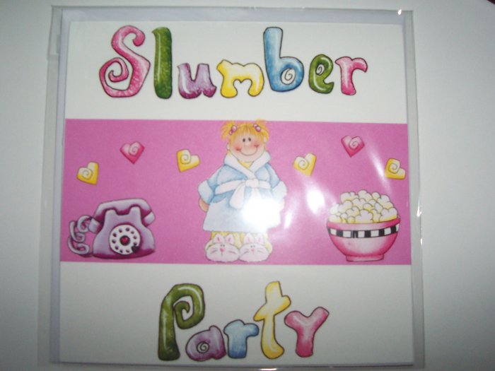 Slumber Party greeting card