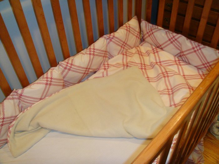 4 piece crib bedding set
