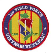 1st Field Force Vietnam Veteran Patch 1966-1971