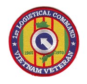 1st Logistical Command Vietnam Veteran Patch 1965-1970