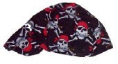 Black Pirate Skull Welder Biker hat, your size