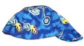 Blue Motorcycle Welder Biker hat, your size