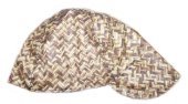 Brown Zig Zag Welder Biker hat, your size