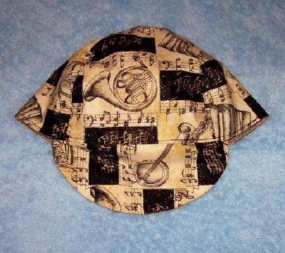 Musical Gold Dust Welder Biker hat, your size