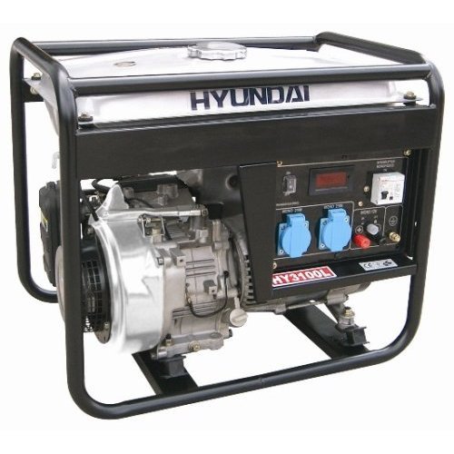 Hyundai 3,000 Watt 196cc OHV Gas Powered Portable Generator With Large Gas Tank #HY3100L