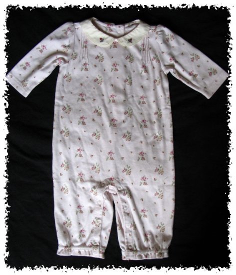 GYMBOREE Winter Berries Light Pink ROMPER - Size 3-6 months