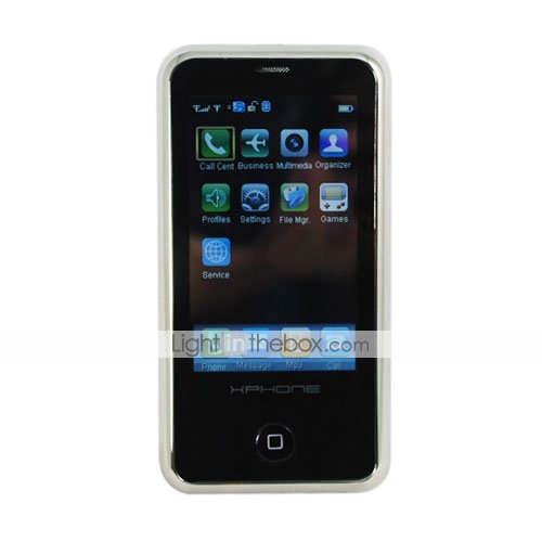 Unlocked XPhone Tri-band Dual Sim Card Cell Phone Blue (SZR089)
