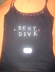 Sexy Diva Spaghetti Strap Tank Size Small/ Med