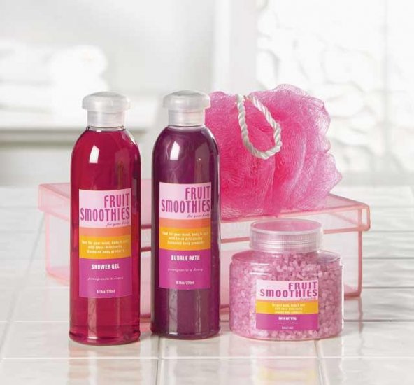 Friut Smoothies Red Bath Set