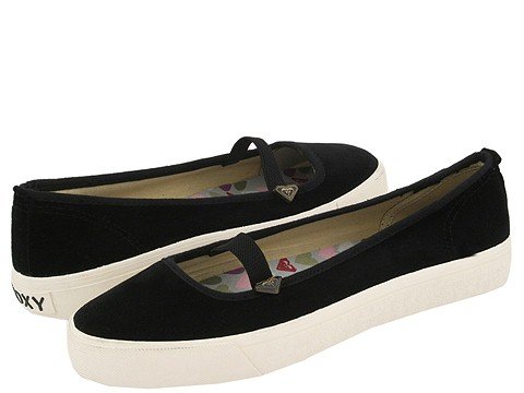 ROXY Radcliff BLACK velvet SHOES mary jane FLATS size 8