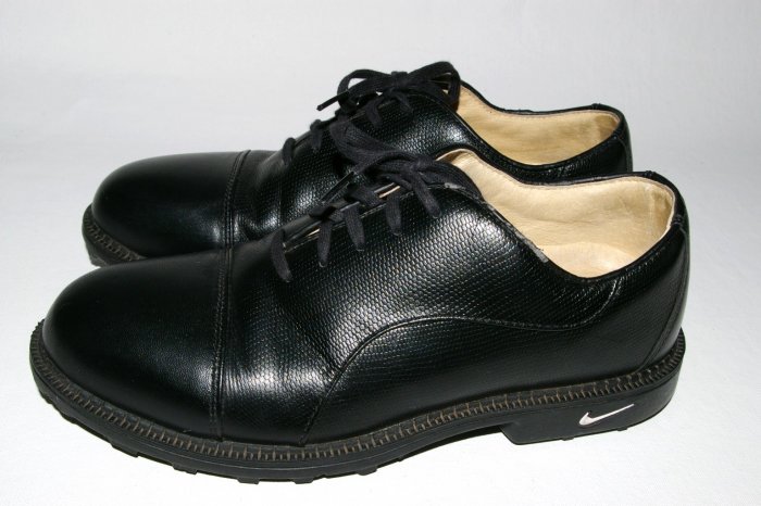 NIKE Air GOLF shoes spikes WOMENS cleats BLACK size 6.5