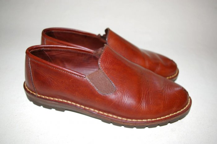 COLE HAAN womens mocs slides slip-on FLATS brown size 9