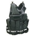 Black cross-draw vest