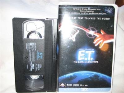 E.T. VHS Tape Movie The Extra-Terrestrial