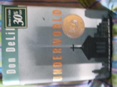 Underworld Book by Don DeLillo Hardcover with DJ