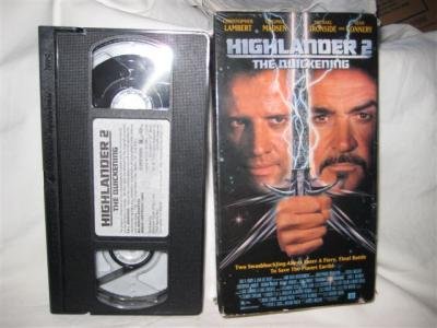 Highlander 2 The Quickening VHS Tape Lambert Madsen Connery