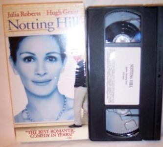 Notting Hill VHS tape Romantic Julia Roberts Hugh Grant