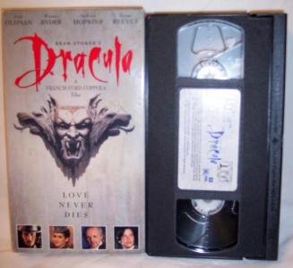 Bram Stoker's DRACULA VHS TAPE