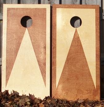 Stained Cornhole Set
