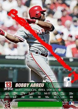 Bobby Abreu 2005 base set