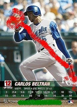Carlos Beltran 2004 base set
