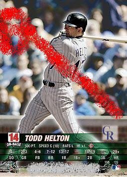 Todd helton 2005 base set