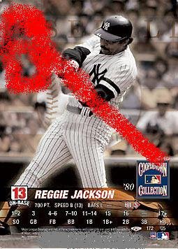 Reggie Jackson 2005 TD cooperstown collection