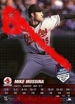 Mike Mussina Superseaon 2004 TD