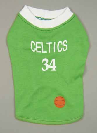#34 Basketball Dog T-shirt Celtics X Small