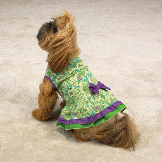 East Side Collection Tiered Ruffle Sundresses Dog Dress XXSmall