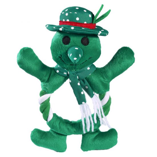 SALE Zanies Festive Fling-A-Rings Snowman Dog Toy