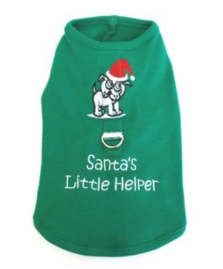 SALE Santa's Little Helper Harness-T Small Dog Shirt