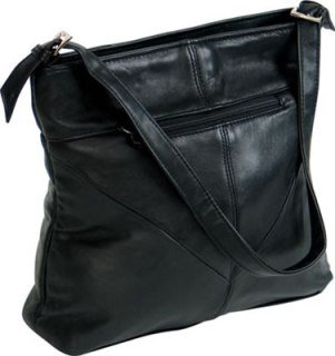 Ladies Lambskin Purse w/adjustable strap