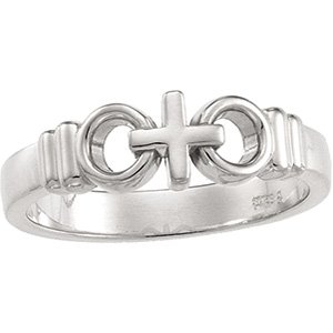 Sterling Silver "Joined by Christ" Ring