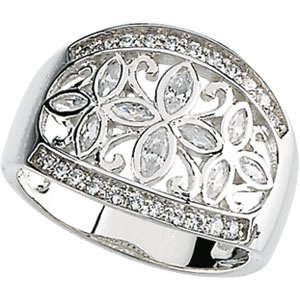 Sterling Silver CZ Ring