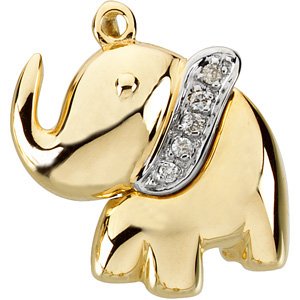 Ellie the Elephant Waggleâ„¢ Pendant