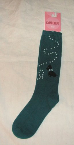 Gymboree My Best Friend Scottie Dog Knee Sock sz 11-13