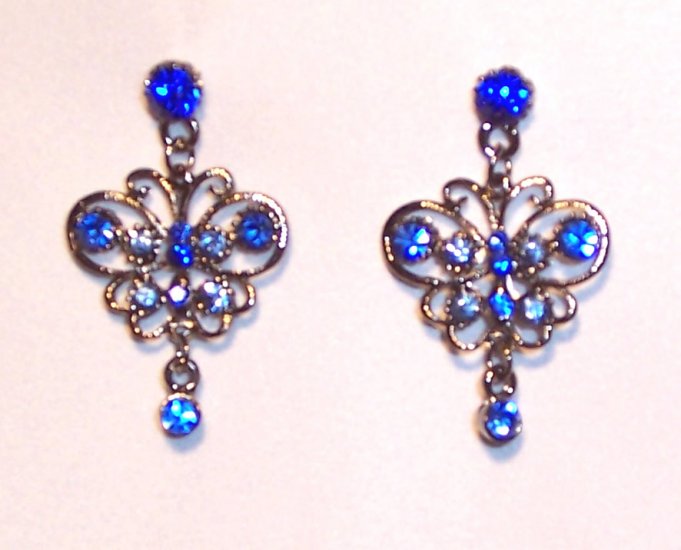 Blue Butterfly Earrings