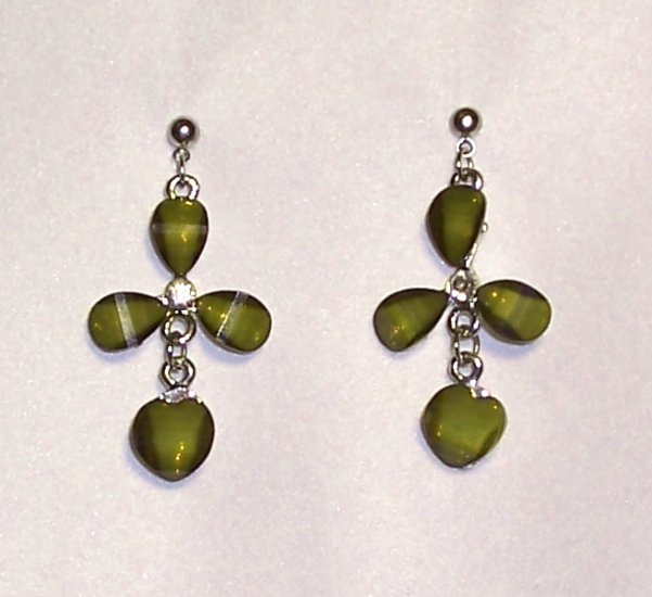 Garden Green Earrings