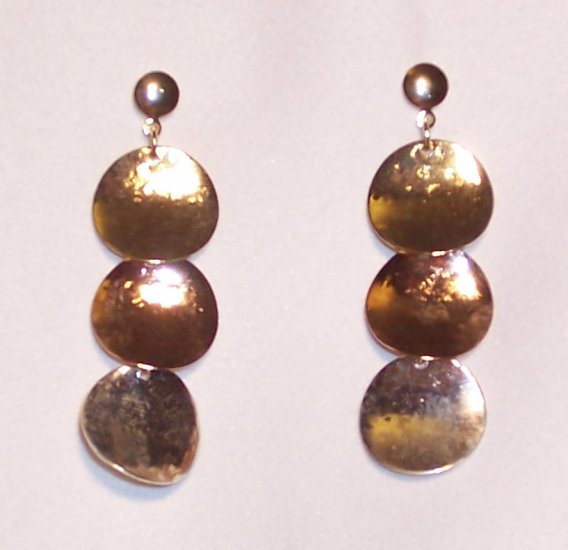 Tri-Color Earrings